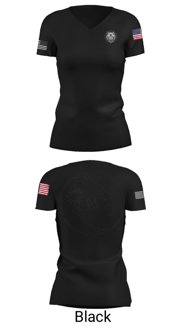 Women's Short Sleeve Vneck Shirt, Blacksmith s, National Guard, Teamtime, Team time, sublimation, custom sports apparel, team uniforms, spirit wear, spiritwear, sports uniforms, custom shirts, team store, custom team store, fundraiser sports, apparel fundraiser
