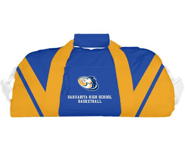 Duffle Bag, Sahuarita High School Basketball, Men's Basketball, Teamtime, Team time, sublimation, custom sports apparel, team uniforms, spirit wear, spiritwear, sports uniforms, custom shirts, team store, custom team store, fundraiser sports, apparel fundraiser