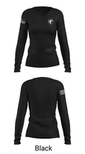 8 Psychological Operations Group (Airborne) 92417947 Women's Long Sleeve V-neck Shirt - 23