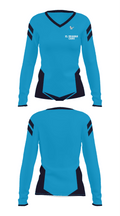 EL SHAMAH CAREEL SHAMAH CARE 44180708 Women's Long Sleeve V-neck Shirt - 27