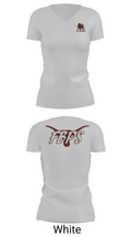 Fort Benton School 2237534 Women's Short Sleeve V-neck Shirt - 7