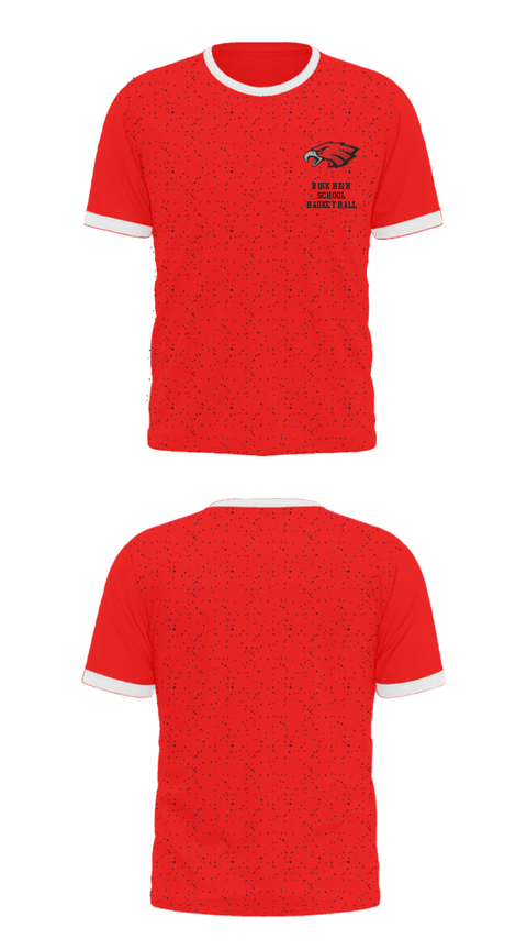 Short Sleeve Performance Shirt, Rusk High School Basketball, Women's Basketball, Teamtime, Team time, sublimation, custom sports apparel, team uniforms, spirit wear, spiritwear, sports uniforms, custom shirts, team store, custom team store, fundraiser sports, apparel fundraiser