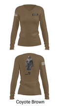 3rd SF Group 78049709 Women's Long Sleeve V-neck Shirt - 15