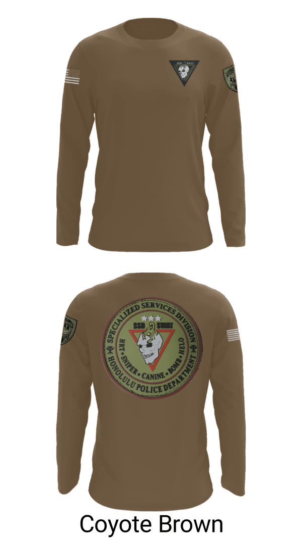 Long Sleeve Performance Shirt, SSD, Police, Teamtime, Team time, sublimation, custom sports apparel, team uniforms, spirit wear, spiritwear, sports uniforms, custom shirts, team store, custom team store, fundraiser sports, apparel fundraiser