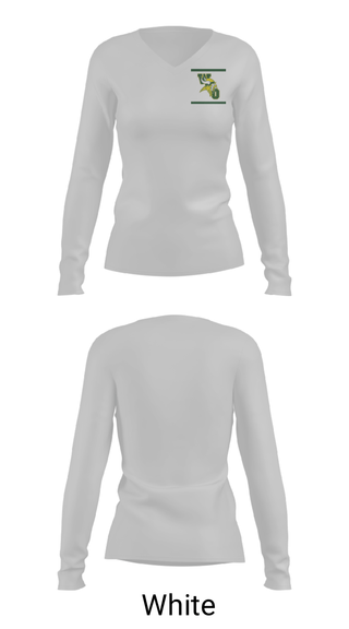 Women's Long Sleeve Vneck Shirt, White Oak High School Wrestling, Wrestling, Teamtime, Team time, sublimation, custom sports apparel, team uniforms, spirit wear, spiritwear, sports uniforms, custom shirts, team store, custom team store, fundraiser sports, apparel fundraiser