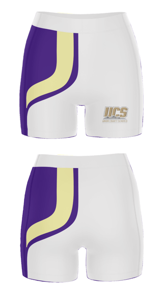 Women's Compression Shorts, Union County Elementary School, Spirit Store, Teamtime, Team time, sublimation, custom sports apparel, team uniforms, spirit wear, spiritwear, sports uniforms, custom shirts, team store, custom team store, fundraiser sports, apparel fundraiser