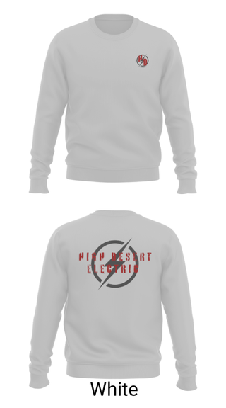 Crew Neck Sweatshirt, High Desert Electric, , Teamtime, Team time, sublimation, custom sports apparel, team uniforms, spirit wear, spiritwear, sports uniforms, custom shirts, team store, custom team store, fundraiser sports, apparel fundraiser