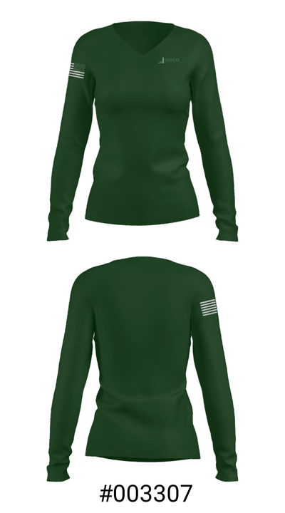IOSCO RESA Special Education 14012391 Women's Long Sleeve V-neck Shirt - 20