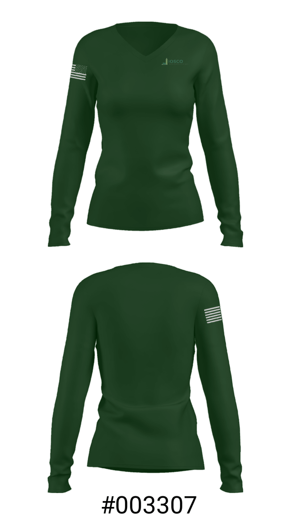 Women's Long Sleeve Vneck Shirt, IOSCO RESA Special Education, Spirit Store, Teamtime, Team time, sublimation, custom sports apparel, team uniforms, spirit wear, spiritwear, sports uniforms, custom shirts, team store, custom team store, fundraiser sports, apparel fundraiser