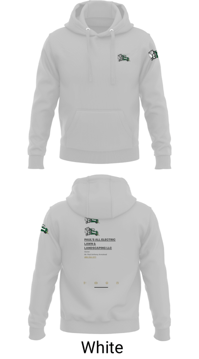 PAUL’S ALL ELECTRIC LAWN & LANDSCAPING 54268083 Hoodie - 3