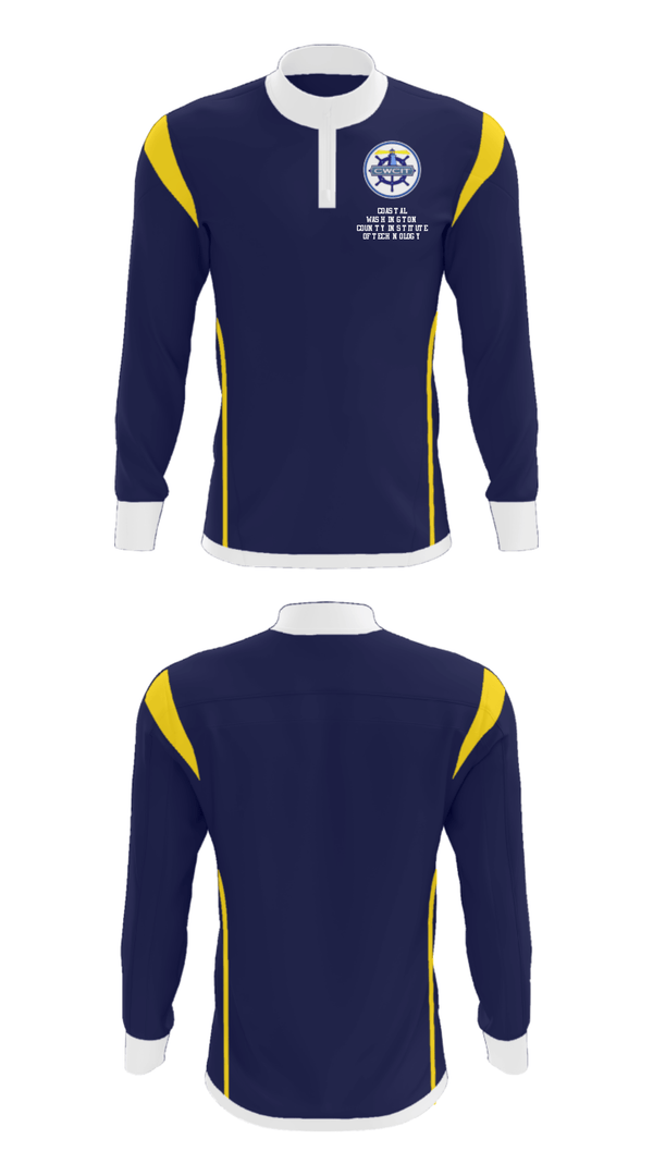 Quarter Zip Jacket, Coastal Washington County Institute Of Technology, Spirit Store, Teamtime, Team time, sublimation, custom sports apparel, team uniforms, spirit wear, spiritwear, sports uniforms, custom shirts, team store, custom team store, fundraiser sports, apparel fundraiser