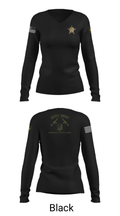ASD 85875473 Women's Long Sleeve V-neck Shirt - 23