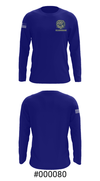 Long Sleeve Performance Shirt, Meadowbrook High School Basketball, Women's Basketball, Teamtime, Team time, sublimation, custom sports apparel, team uniforms, spirit wear, spiritwear, sports uniforms, custom shirts, team store, custom team store, fundraiser sports, apparel fundraiser