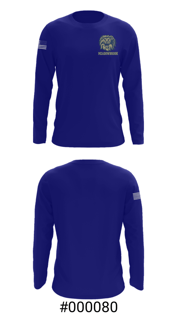Long Sleeve Performance Shirt, Meadowbrook High School Basketball, Women's Basketball, Teamtime, Team time, sublimation, custom sports apparel, team uniforms, spirit wear, spiritwear, sports uniforms, custom shirts, team store, custom team store, fundraiser sports, apparel fundraiser