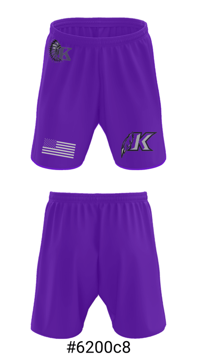 Keokuk High School 14181877 Athletic Shorts With Pockets - 15
