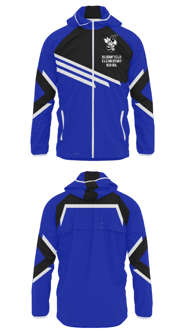 Windbreaker, Bloomfield Elementary School, Spirit Store, Teamtime, Team time, sublimation, custom sports apparel, team uniforms, spirit wear, spiritwear, sports uniforms, custom shirts, team store, custom team store, fundraiser sports, apparel fundraiser