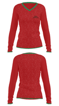 Pocosin Innovative Charter School 25986734 Women's Long Sleeve V-neck Shirt - 33