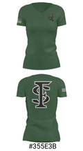Lawrence Free State High School Gymnastics 53917498 Women's Short Sleeve V-neck Shirt - 21