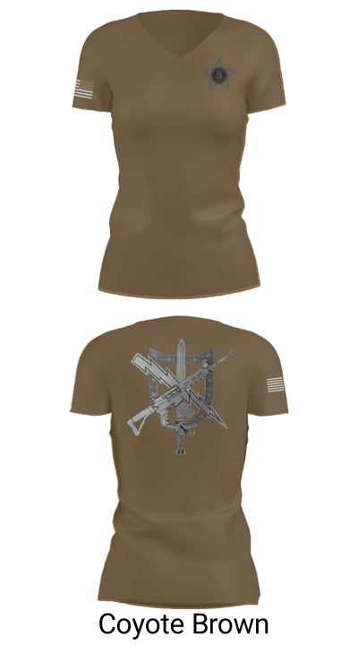 Baldwin County Sheriff's Office - GA 37068795 Women's Short Sleeve V-neck Shirt - 12