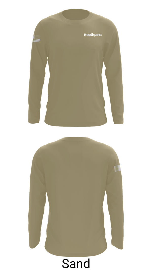 Long Sleeve Performance Shirt, Hooligans, Army, Teamtime, Team time, sublimation, custom sports apparel, team uniforms, spirit wear, spiritwear, sports uniforms, custom shirts, team store, custom team store, fundraiser sports, apparel fundraiser