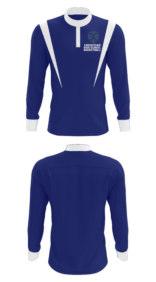 Quarter Zip Jacket, Crosstown High School Basketball, Women's Basketball, Teamtime, Team time, sublimation, custom sports apparel, team uniforms, spirit wear, spiritwear, sports uniforms, custom shirts, team store, custom team store, fundraiser sports, apparel fundraiser