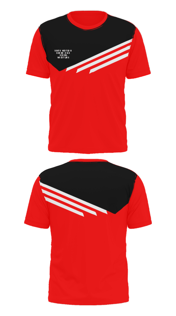 Short Sleeve Performance Shirt, South Western Senior High School Wrestling, Wrestling, Teamtime, Team time, sublimation, custom sports apparel, team uniforms, spirit wear, spiritwear, sports uniforms, custom shirts, team store, custom team store, fundraiser sports, apparel fundraiser