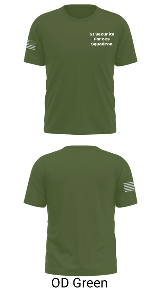 Short Sleeve Performance Shirt, 51 Security Forces Squadron, , Teamtime, Team time, sublimation, custom sports apparel, team uniforms, spirit wear, spiritwear, sports uniforms, custom shirts, team store, custom team store, fundraiser sports, apparel fundraiser