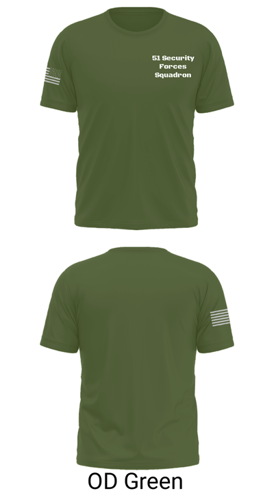 51 Security Forces Squadron 4546415 Short Sleeve Performance Shirt - 30