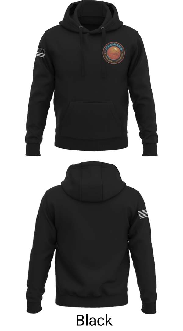 Hoodie, Jeremiah’s Basketball Academy, Men's Basketball, Teamtime, Team time, sublimation, custom sports apparel, team uniforms, spirit wear, spiritwear, sports uniforms, custom shirts, team store, custom team store, fundraiser sports, apparel fundraiser