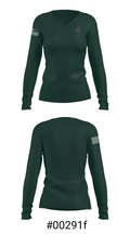Tulsa county 55964763 Women's Long Sleeve V-neck Shirt - 7