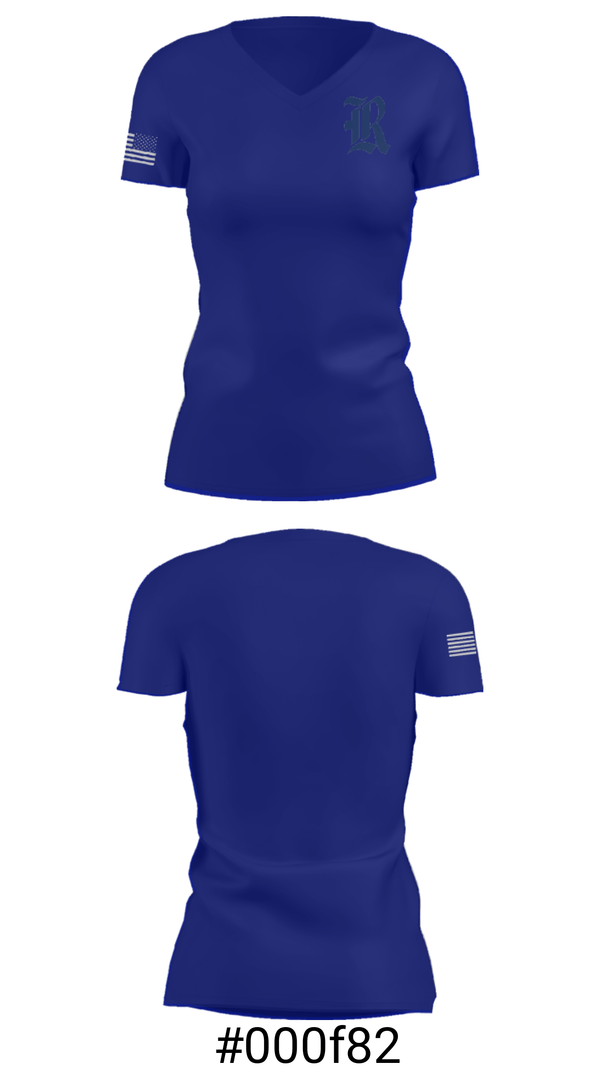 Women's Short Sleeve Vneck Shirt, Ringgold Middle School, Spirit Store, Teamtime, Team time, sublimation, custom sports apparel, team uniforms, spirit wear, spiritwear, sports uniforms, custom shirts, team store, custom team store, fundraiser sports, apparel fundraiser