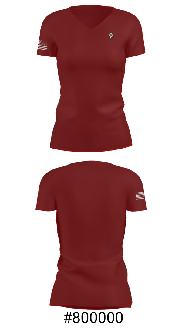 Women's Short Sleeve Vneck Shirt, Crossett Learning Center, Spirit Store, Teamtime, Team time, sublimation, custom sports apparel, team uniforms, spirit wear, spiritwear, sports uniforms, custom shirts, team store, custom team store, fundraiser sports, apparel fundraiser