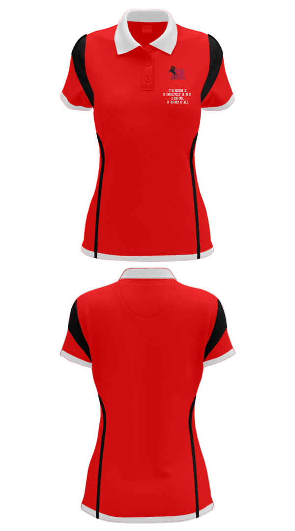 Women's Short Sleeve Performance Polo, Theodore Roosevelt High School Basketball, Men's Basketball, Teamtime, Team time, sublimation, custom sports apparel, team uniforms, spirit wear, spiritwear, sports uniforms, custom shirts, team store, custom team store, fundraiser sports, apparel fundraiser
