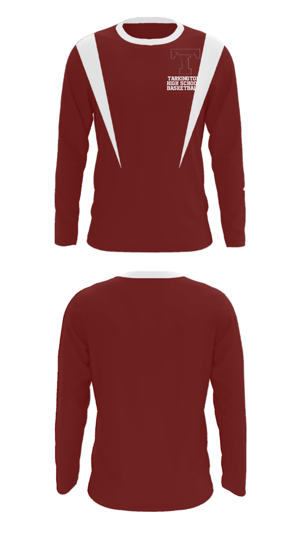 Long Sleeve Performance Shirt, Tarkington High School Basketball, Women's Basketball, Teamtime, Team time, sublimation, custom sports apparel, team uniforms, spirit wear, spiritwear, sports uniforms, custom shirts, team store, custom team store, fundraiser sports, apparel fundraiser