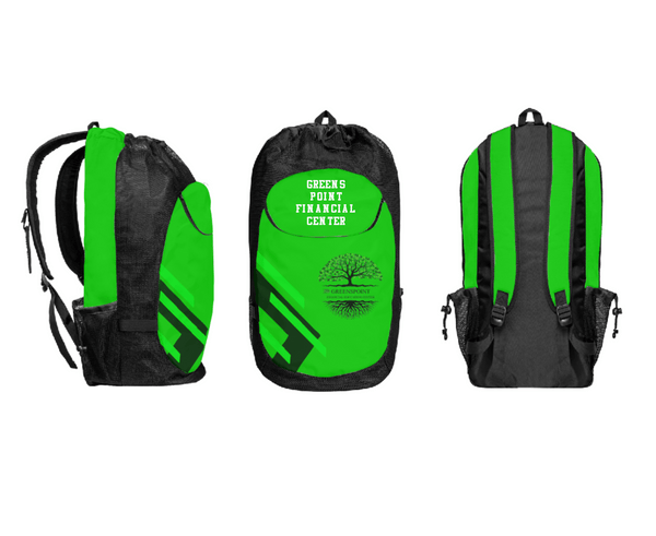 Gear Bag, Greens point financial center, , Teamtime, Team time, sublimation, custom sports apparel, team uniforms, spirit wear, spiritwear, sports uniforms, custom shirts, team store, custom team store, fundraiser sports, apparel fundraiser