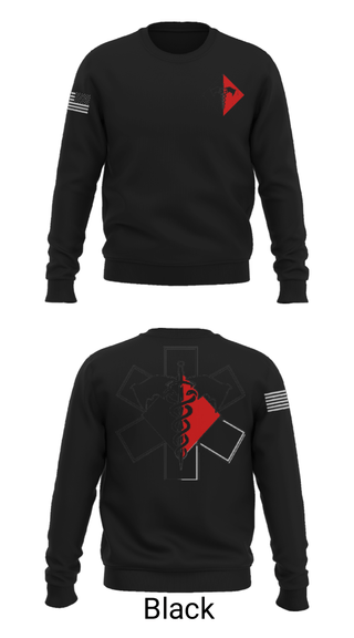 Crew Neck Sweatshirt, 307th Medics, Army, Teamtime, Team time, sublimation, custom sports apparel, team uniforms, spirit wear, spiritwear, sports uniforms, custom shirts, team store, custom team store, fundraiser sports, apparel fundraiser