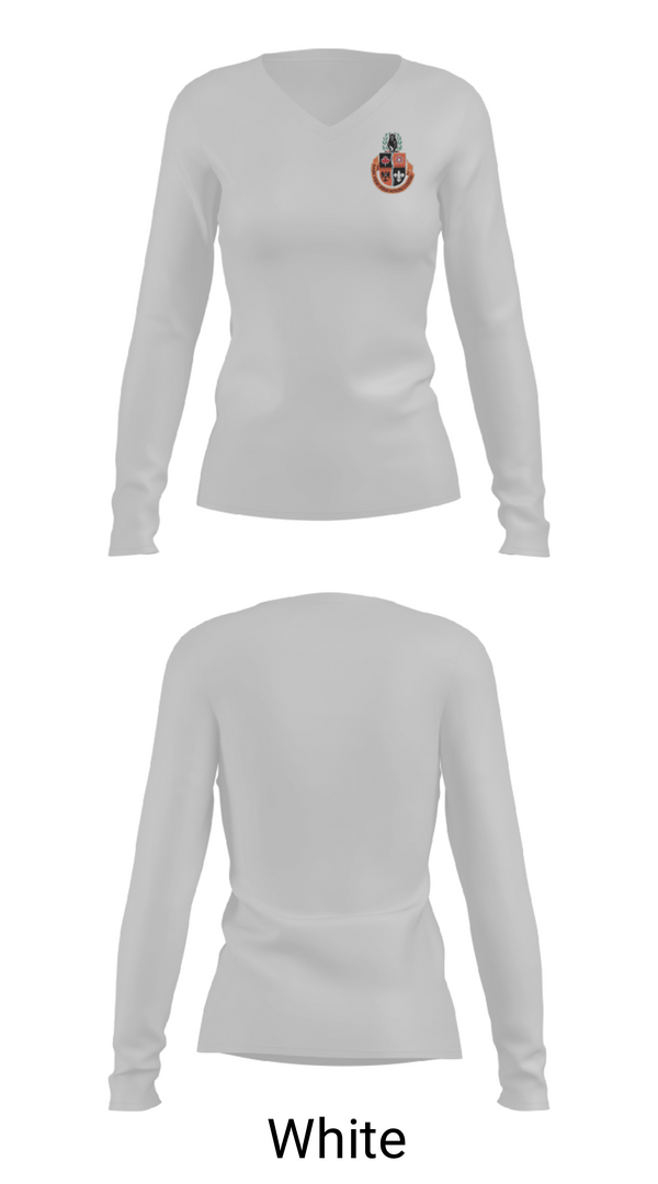 Women's Long Sleeve Vneck Shirt, Park View Education Centre, Spirit Store, Teamtime, Team time, sublimation, custom sports apparel, team uniforms, spirit wear, spiritwear, sports uniforms, custom shirts, team store, custom team store, fundraiser sports, apparel fundraiser
