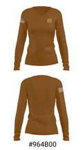 Gilbert L Sena Charter High School 67833212 Women's Long Sleeve V-neck Shirt - 20
