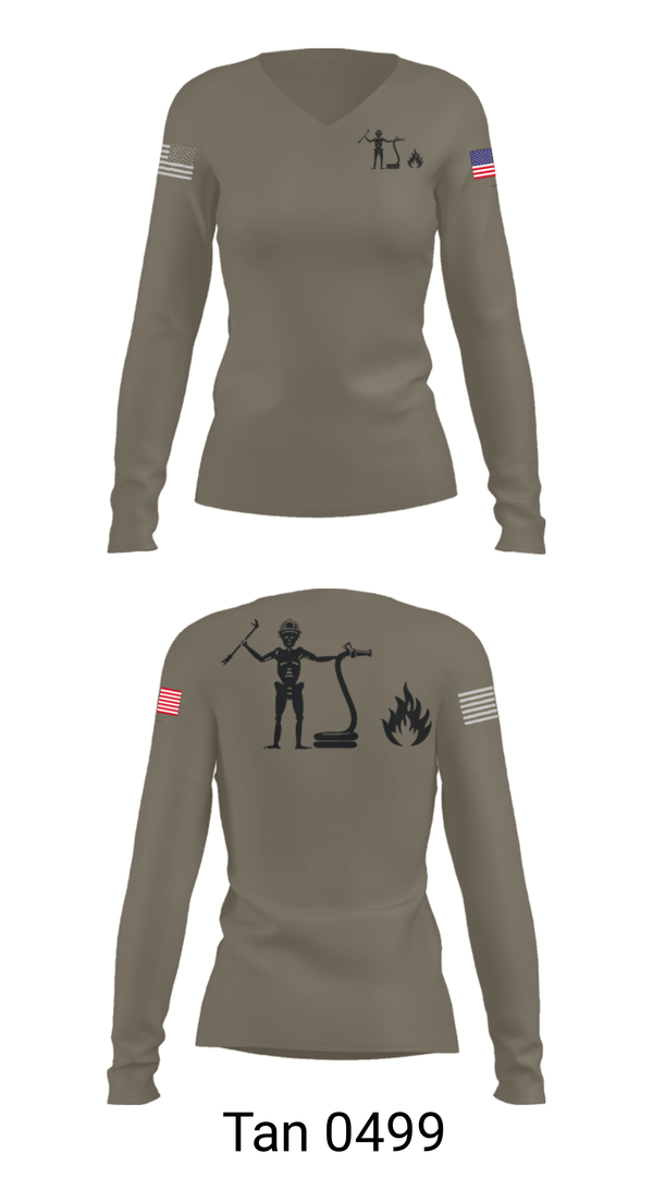Women's Long Sleeve Vneck Shirt, Seven Hills, , Teamtime, Team time, sublimation, custom sports apparel, team uniforms, spirit wear, spiritwear, sports uniforms, custom shirts, team store, custom team store, fundraiser sports, apparel fundraiser