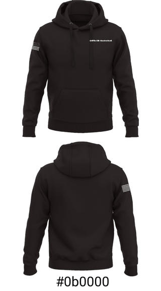 Hoodie, Griffin Elit-Basketball, Men's Basketball, Teamtime, Team time, sublimation, custom sports apparel, team uniforms, spirit wear, spiritwear, sports uniforms, custom shirts, team store, custom team store, fundraiser sports, apparel fundraiser