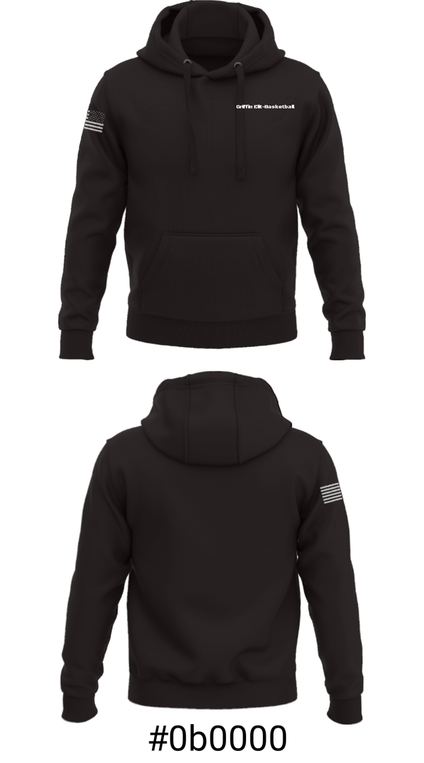 Hoodie, Griffin Elit-Basketball, Men's Basketball, Teamtime, Team time, sublimation, custom sports apparel, team uniforms, spirit wear, spiritwear, sports uniforms, custom shirts, team store, custom team store, fundraiser sports, apparel fundraiser
