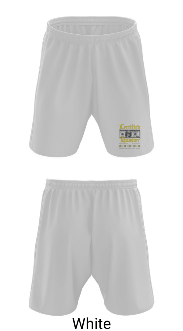 Athletic Shorts With Pockets, Certified HustlerCertified Hustler, , Teamtime, Team time, sublimation, custom sports apparel, team uniforms, spirit wear, spiritwear, sports uniforms, custom shirts, team store, custom team store, fundraiser sports, apparel fundraiser