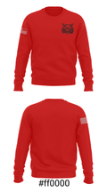Grand Blanc High School Wrestling 73051036 Crew Neck Sweatshirt - 16