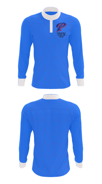 Pascagoula Track and Field 15202969 Quarter Zip Jacket - 25