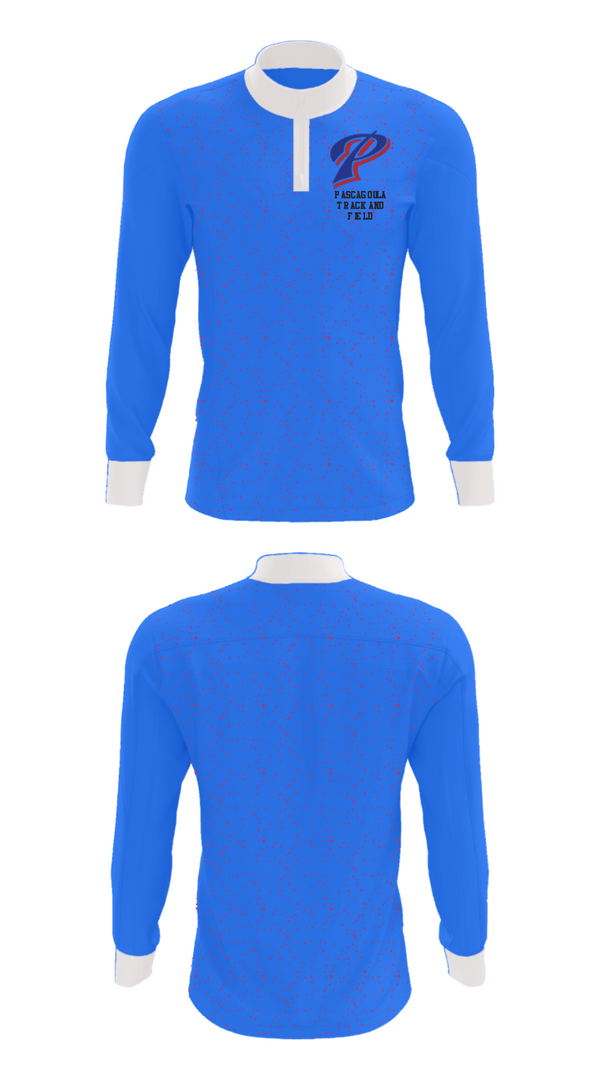 Quarter Zip Jacket, Pascagoula Track and Field, Track & Field, Teamtime, Team time, sublimation, custom sports apparel, team uniforms, spirit wear, spiritwear, sports uniforms, custom shirts, team store, custom team store, fundraiser sports, apparel fundraiser