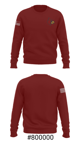 Crew Neck Sweatshirt, Winlock High School Cardinals Wrestling, Wrestling, Teamtime, Team time, sublimation, custom sports apparel, team uniforms, spirit wear, spiritwear, sports uniforms, custom shirts, team store, custom team store, fundraiser sports, apparel fundraiser