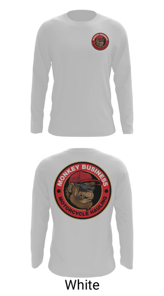 Long Sleeve Performance Shirt, Monkey Business Motorcycke Hauling, , Teamtime, Team time, sublimation, custom sports apparel, team uniforms, spirit wear, spiritwear, sports uniforms, custom shirts, team store, custom team store, fundraiser sports, apparel fundraiser