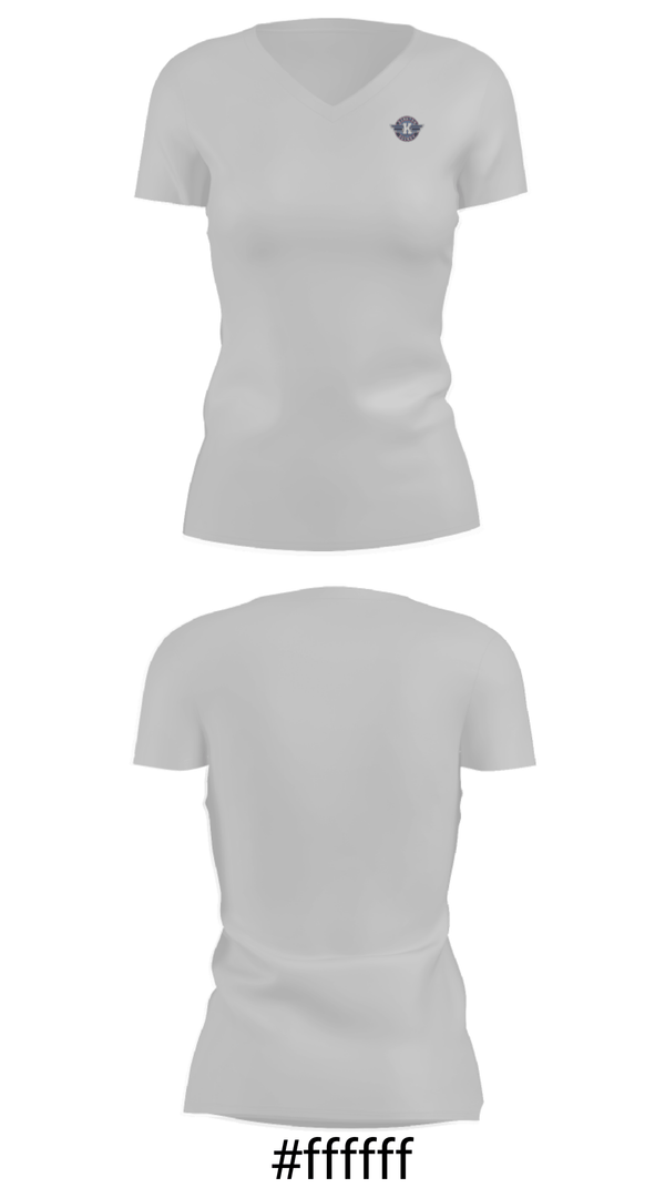 Women's Short Sleeve Vneck Shirt, Kenston High School Hockey, Ice Hockey, Teamtime, Team time, sublimation, custom sports apparel, team uniforms, spirit wear, spiritwear, sports uniforms, custom shirts, team store, custom team store, fundraiser sports, apparel fundraiser