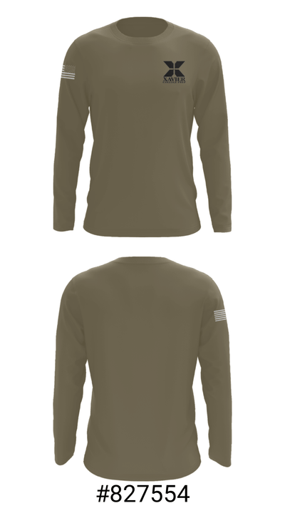 Xavier College Prep High School Wrestling 47952756 Long Sleeve Performance Shirt - 18
