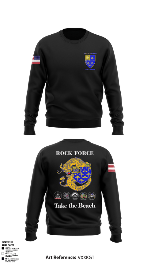 Crew Neck Sweatshirt, 3rd Battalion, 34th Infantry Regiment, Army, Teamtime, Team time, sublimation, custom sports apparel, team uniforms, spirit wear, spiritwear, sports uniforms, custom shirts, team store, custom team store, fundraiser sports, apparel fundraiser